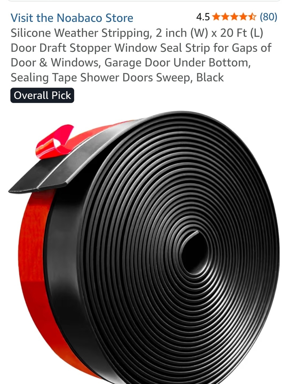 Black Silicone Weather Stripping Door Draft Seal Tape